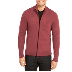 INC International concepts Men’s Samuel zip front cardigan